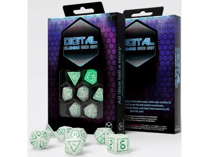 Набор кубиков Digital Glowing Dice Set, 7 шт