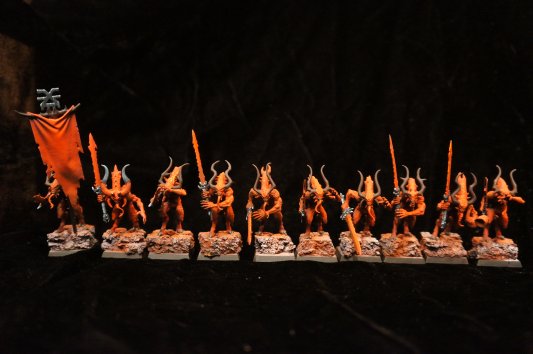 Daemons Of Khorne Bloodletters (Painted)