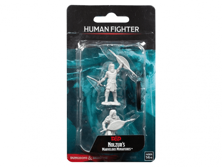 D&D Nolzur's Marvelous Miniatures: Human Fighter (мужчина)