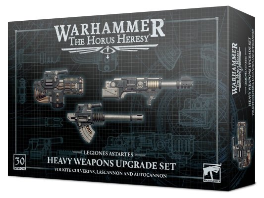 Heavy Weapons Upgrade Set – Volkite Culverins, Lascannons, and Autocannons (предзаказ, The Horus Heresy)