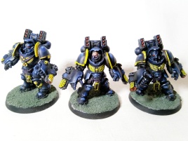 Warhammer 40k Space Marine Primaris Aggressors x3 (Pro-Painted)