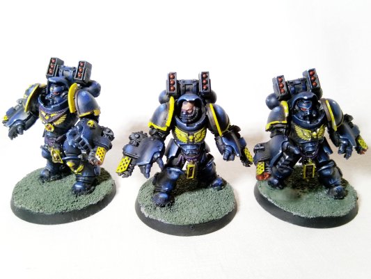 Warhammer 40k Space Marine Primaris Aggressors x3 (Pro-Painted)