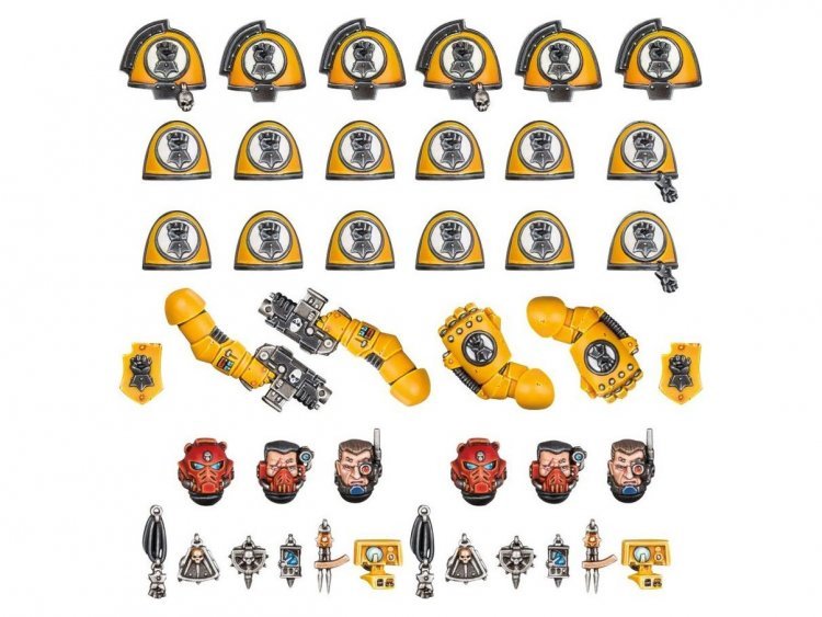 Imperial Fists Primaris Upgrades and Transfers (предзаказ 2025)